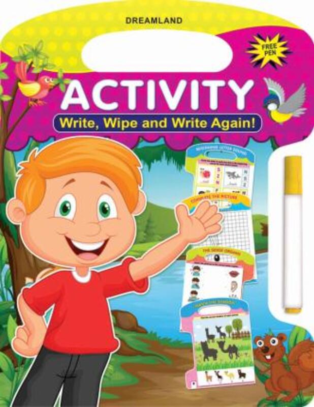 

Write and Wipe Book Activity, Paperback Book, By: Dreamland Publications