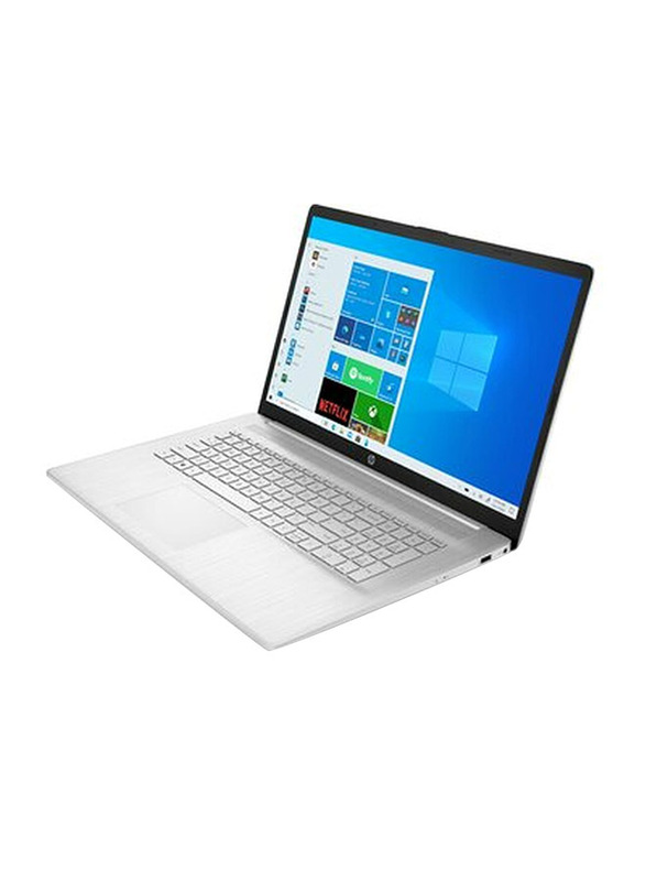HP 17-cp0196nr Laptop, 17.3-inch Full HD Display, AMD Athlon 3150U 2.4GHz, 1TB HDD, 8GB RAM, AMD Radeon Graphics, English Keyboard, Windows 11, Solid Silver