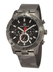 Sergio Tacchini Analog Watch for Men with Mesh Band, ST.1.10077-1, Grey-Brown