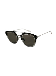 Christian Dior Cat Eye Full Rim Black Sunglasses Unisex, Grey Lens, COMPOSIT1.0 DDBA9 62-12