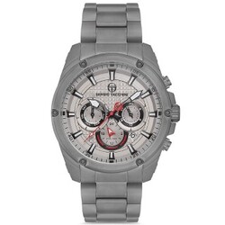 Sergio Tacchini Analog Watch for Men with Stainless Steel Band, ST.1.10133-4, Grey-Grey