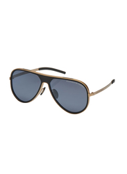 Porsche Design Full Rim Pilot Black Sunglasses for Men, Mirrored Grey Lens, P8684 B, 62/13