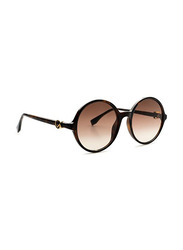 Fendi Round Full Rim Havana Brown Sunglasses for Women, Brown Lens, ff 0319/G/S 086HA 55-20 145