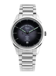 West End Analog Watch for Men with Stainless Steel Band, Water Resistant, 8149.10.3341, Silver-Grey