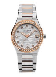 Saint Honore Analog Watch for Women with Stainless Steel Band, Water Resistant, NH752126 6AFDR, Silver-Rose Gold