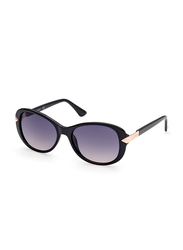 Guess Full Rim Oval Black Sunglasses for Men, Grey Lens, GU00052, 02D 54-18