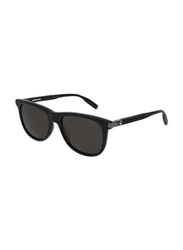Mont Blanc Wayfarer Full Rim Black Sunglasses for Men, Grey Lens, MB0031S-00555