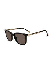 Chopard Wayfarer Full Rim Black Sunglasses for Men, Brown Lens, SCH263 700P