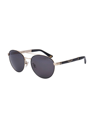 Police Aviator Full Rim Gold Sunglasses Unisex, Grey Gradient Lens, SPL891 55-18 301P