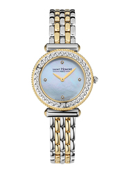 Saint Honore Analog Watch for Women with Stainless Steel Band, Water Resistant, H SH GA721164 4BYD, Multicolour-Light Blue