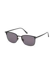 Tom Ford Square Full Rim Black Sunglasses Unisex, Grey Lens, TF851 02C 54-20