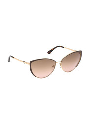 Guess Cat Eye Full Rim Brown Sunglasses for Women, Brown Gradient Lens, GU7744 48G 61-15