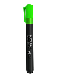 Nataraj 12-Piece Bullet Tip Permanent Marker, 2mm, Green