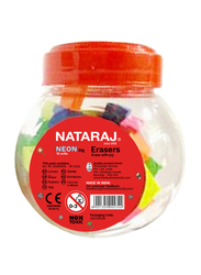 Nataraj 18-Piece Neon Big Eraser, Multicolour