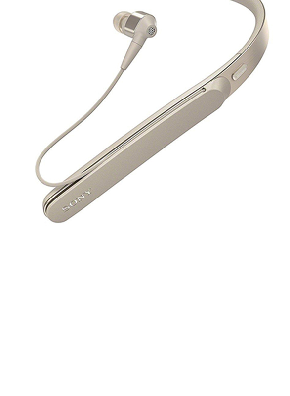Sony WI1000X Wireless In-Ear Noise Cancelling Headphones, Champagne Gold
