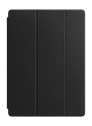 Apple Tablet Leather Smart Flip Case Cover for 12.9-inch Apple iPad Pro, Black