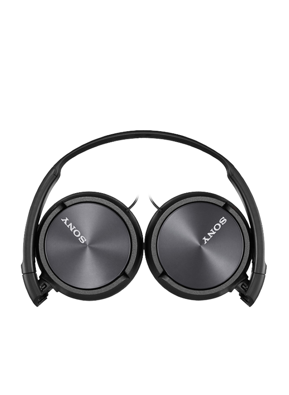 Sony ZX Series On-Ear Stereo Headset, with Mic, Black