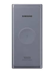 Samsung 10000mAh Wireless Super Fast Charging Power Bank with Type-C USB Input, Grey