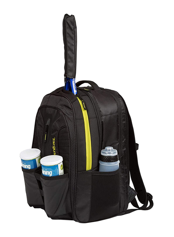 Targus Work + Play Rackets 15.6-inch Backpack Laptop Bag, Black/Yellow