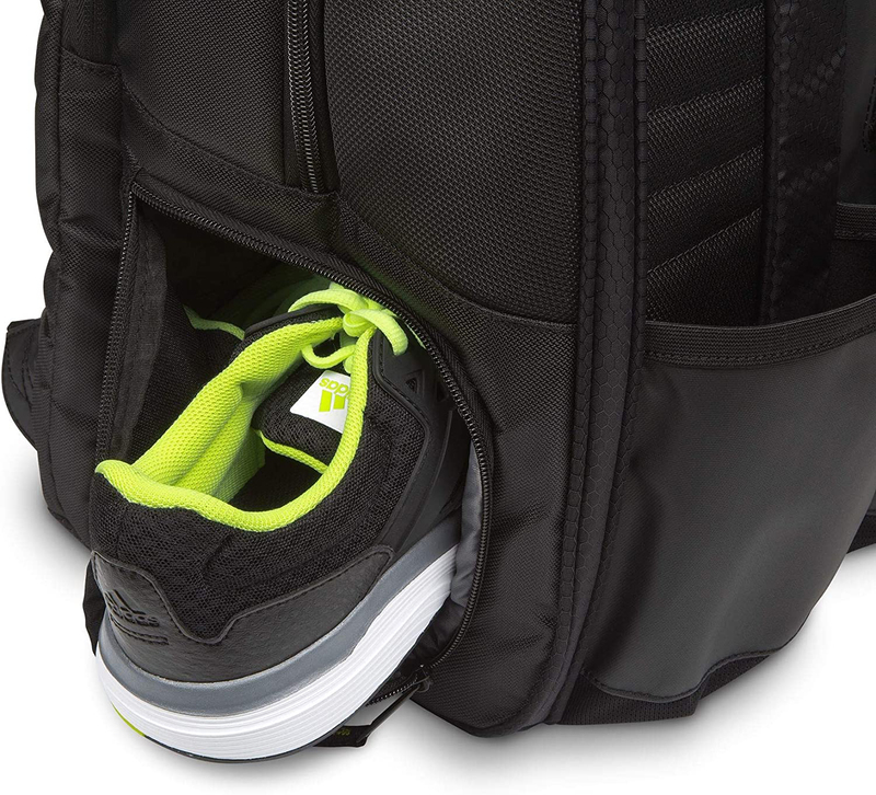 Targus Work + Play Rackets 15.6-inch Backpack Laptop Bag, Black/Yellow