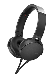 Sony XB550AP Extra Bass 3.5 mm Jack On-Ear Headphones, Black