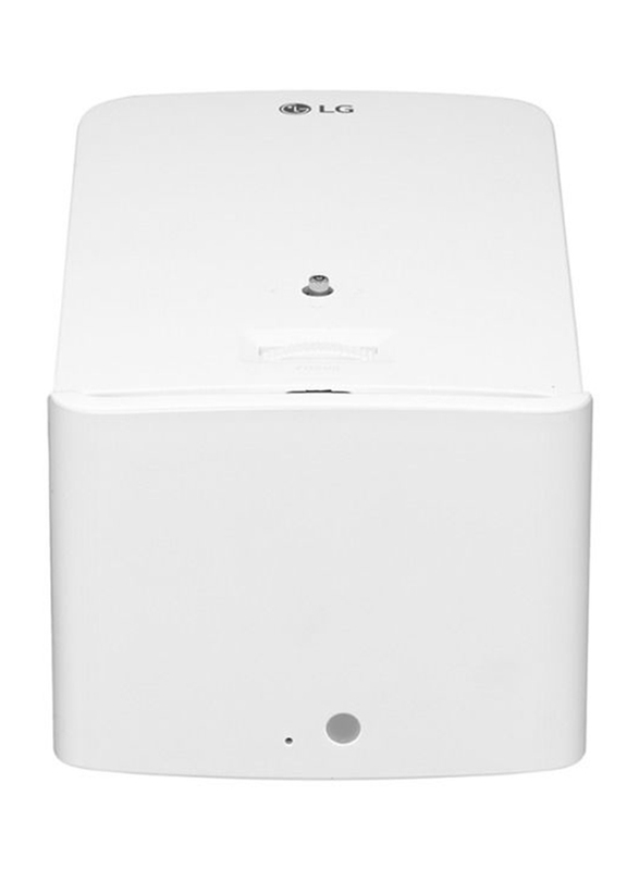 LG Ultra Short Throw FHD LED Wireless Laser Projector, 1500 Lumens, Built-in Speaker, White