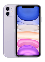 Apple iPhone 11 128GB Purple, Without FaceTime, 4GB RAM, 4G LTE, Dual Sim Smartphone
