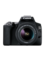 Canon EOS 250D DSLR Camera with EF-S 18-55mm f/3.5-5.6 III Lens, 24.1MP, 4K, Black