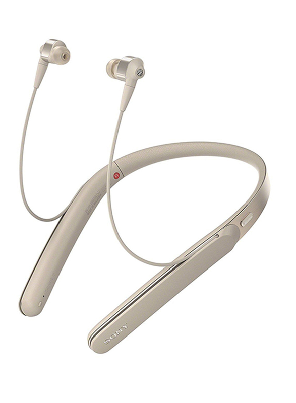 Sony WI1000X Wireless In-Ear Noise Cancelling Headphones, Champagne Gold