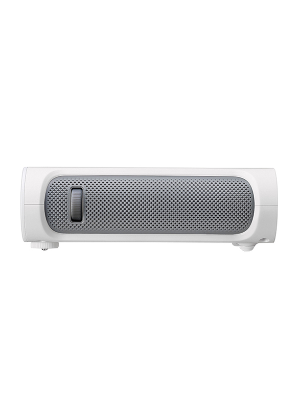 BenQ GS1 Portable HD LED Projector for Outdoor Families, 300 Lumens, Built-in Speaker, White