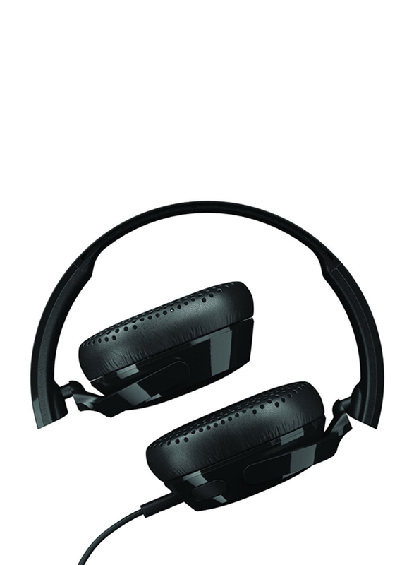 Skullcandy Riff 3.5 mm Jack On-Ear Headphones with Mic, Black