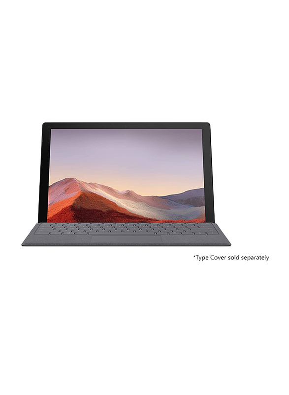 Microsoft Surface Pro 7 2 in 1 Laptop, 12.3" PixelSense Display, Intel Core i5-1035G4 10th Gen, 256GB SSD, 8GB RAM, Intel Iris Plus Graphics, EN KB, w/ Black Cover, Win10 Home, Black
