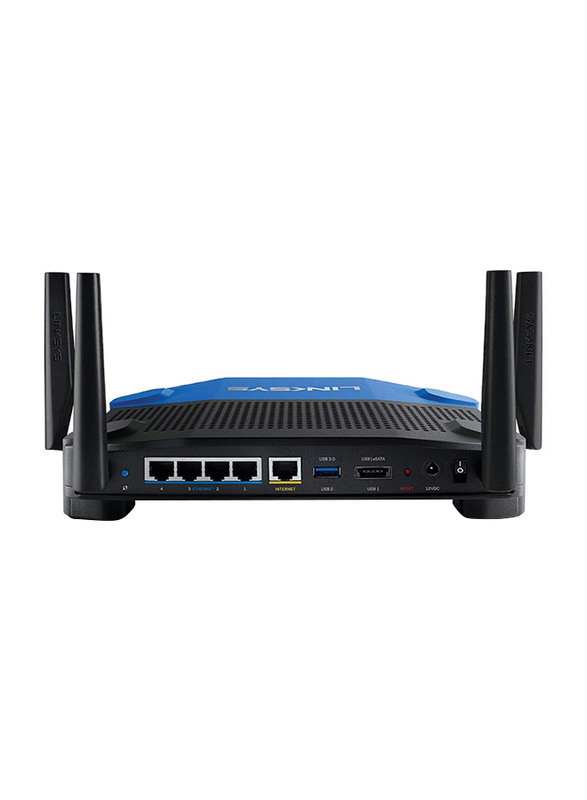 Linksys WRT3200ACM Mu-mimo Gigabit Wi-Fi Router AC3200, Black/Blue