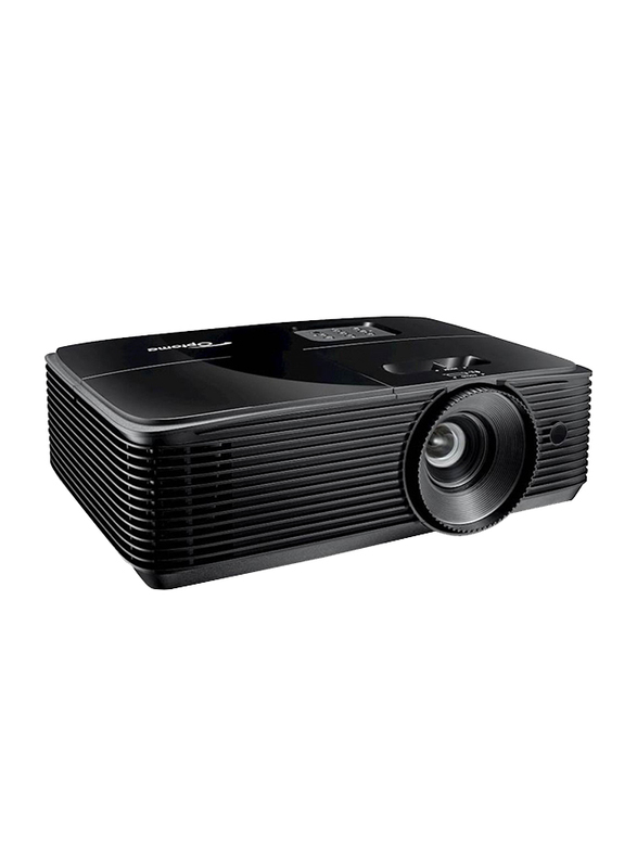 Optoma S334e HD LCD Wireless Portable Projector, 3800 Lumens, Built-in Speaker, Black