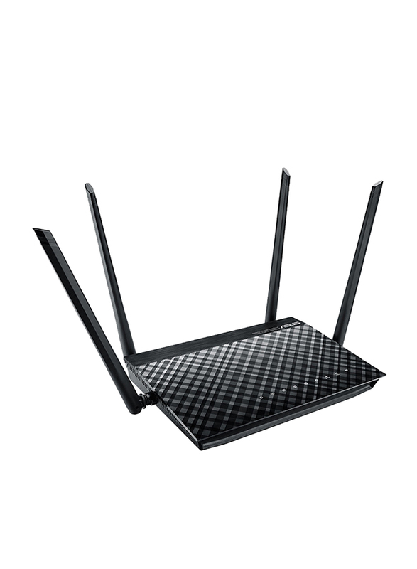 Asus ASU AC-57U RTR Dual Band Wi-Fi Router AC1200, Black