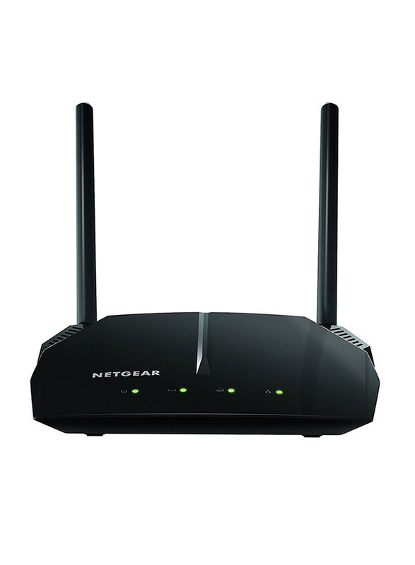 Netgear R6120+ EX6120 Dual Band Wi-Fi Router Bundle, Black