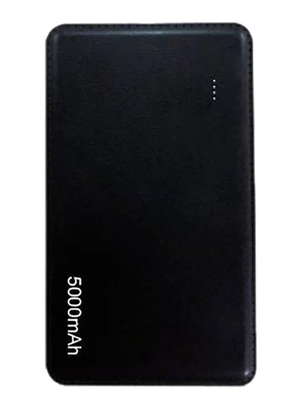 Inet 5000mAh Slim N Light Power Bank with Micro-USB Input, Black