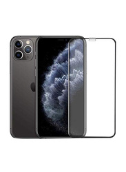 Hyphen Apple iPhone 11 Pro Max Case Friendly Tempered Glass Screen Protector, Black