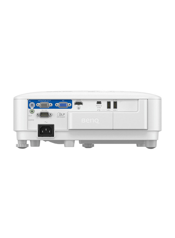 BenQ EX600 DLP Wireless Portable Meeting Room Projector, 3600 Lumens, White