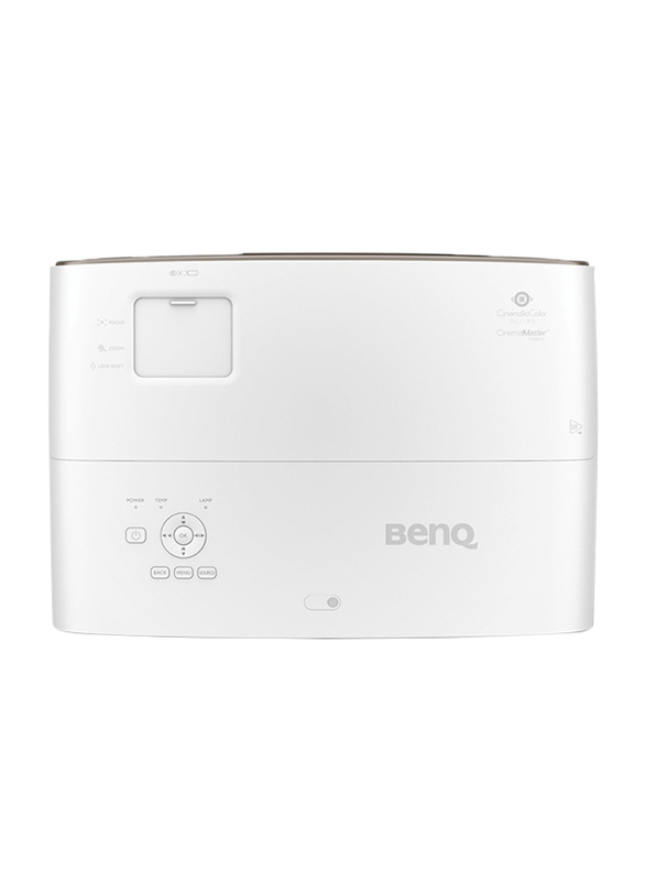 BenQ W2700 DLP 4K HDR-Pro Portable Projector for Home Cinema, 2000 Lumens, White