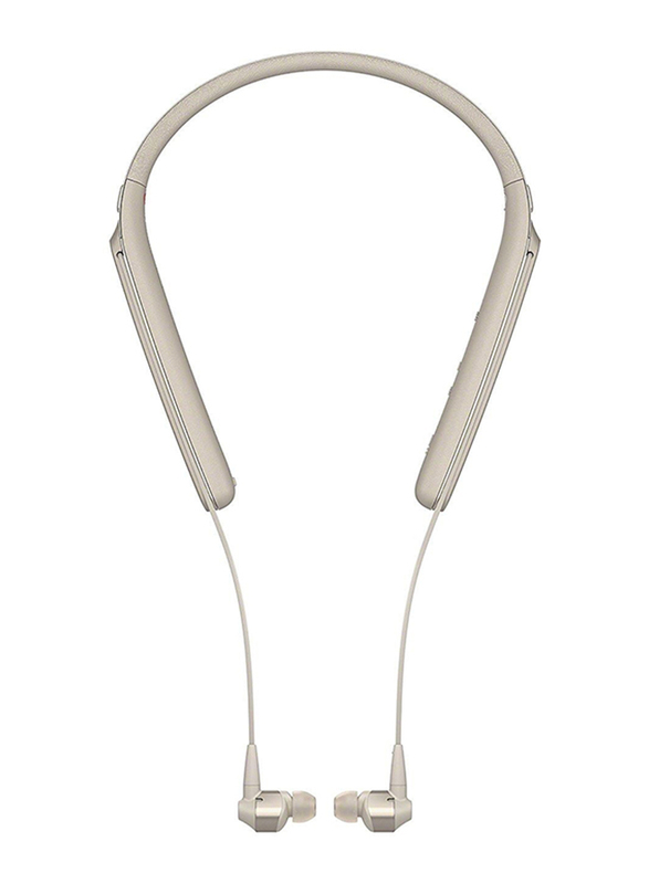 Sony WI1000X Wireless In-Ear Noise Cancelling Headphones, Champagne Gold