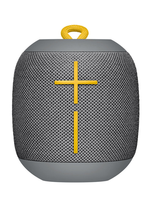 Ultimate Ears Wonderboom Water Resistant Wireless Portable Bluetooth Speaker, Grey