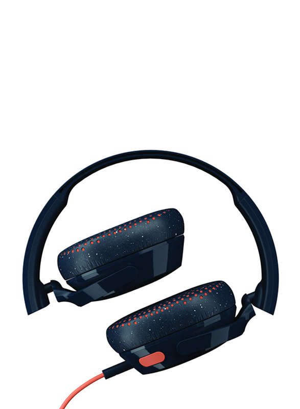 Skullcandy Riff 3.5 mm Jack On-Ear Headphones with Mic, Blue