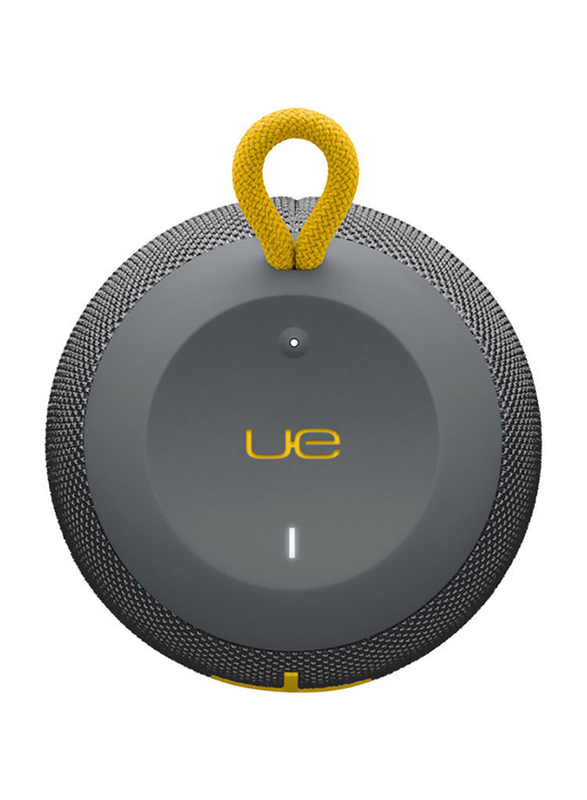 Ultimate Ears Wonderboom Water Resistant Wireless Portable Bluetooth Speaker, Grey