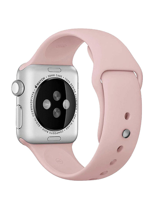 BeHello Premium Silicone Strap for Apple Watch 38mm/40mm, Pink