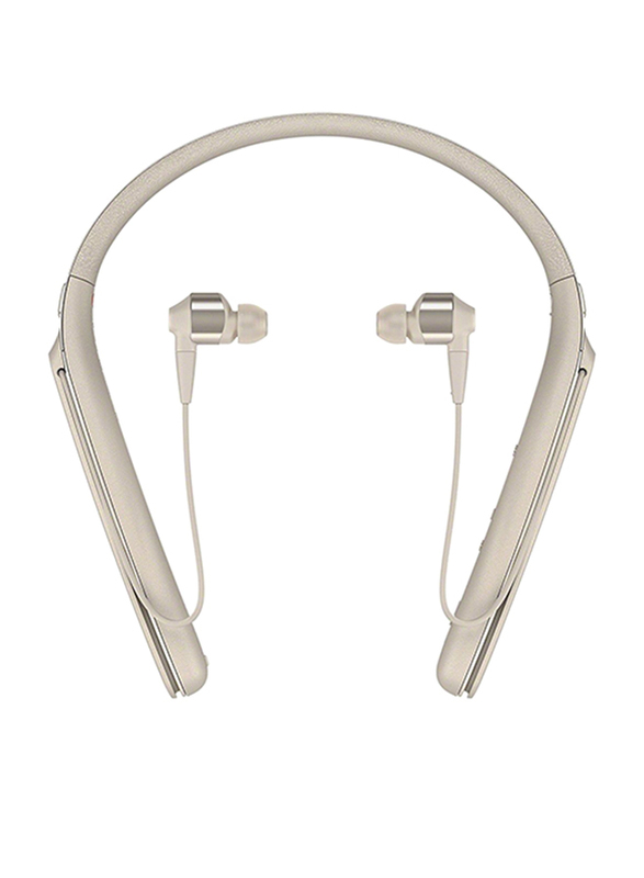 Sony WI1000X Wireless In-Ear Noise Cancelling Headphones, Champagne Gold