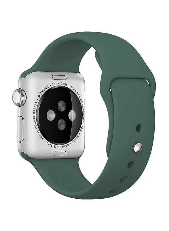BeHello Premium Silicone Strap for Apple Watch 42mm/44mm, Green