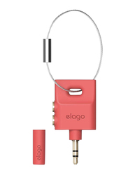 Elago Keyring Headphone Splitter, Italian Rose
