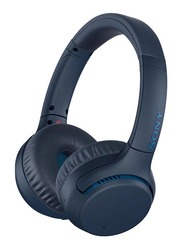 Sony WH-XB700 Extra Bass Wireless On-Ear Headphones, Blue