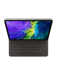 Apple Smart English-Arabic Keyboard Folio Case Cover for Apple iPad Pro 11-inch (2nd Generation) Tablet, Black